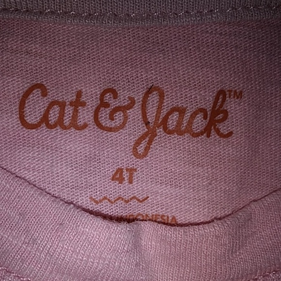 Girls Pink T-shirt size 4T - Picture 3 of 4